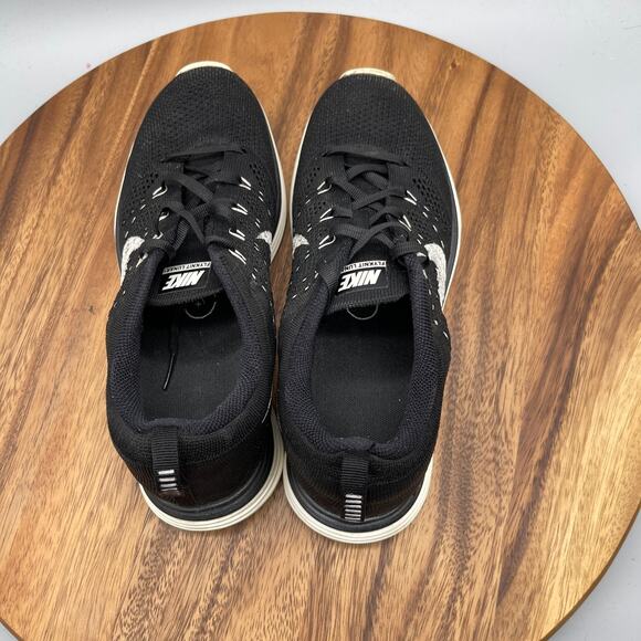 Nike Flyknit Lunar 1 Shoes Womens Size 8.5 Black Running Comfort Walking Sneaker - Picture 5 of 9